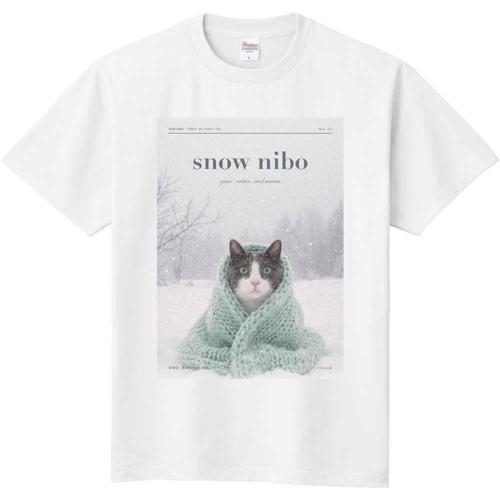 snow nibo フォトT（雪の日のにぼ）