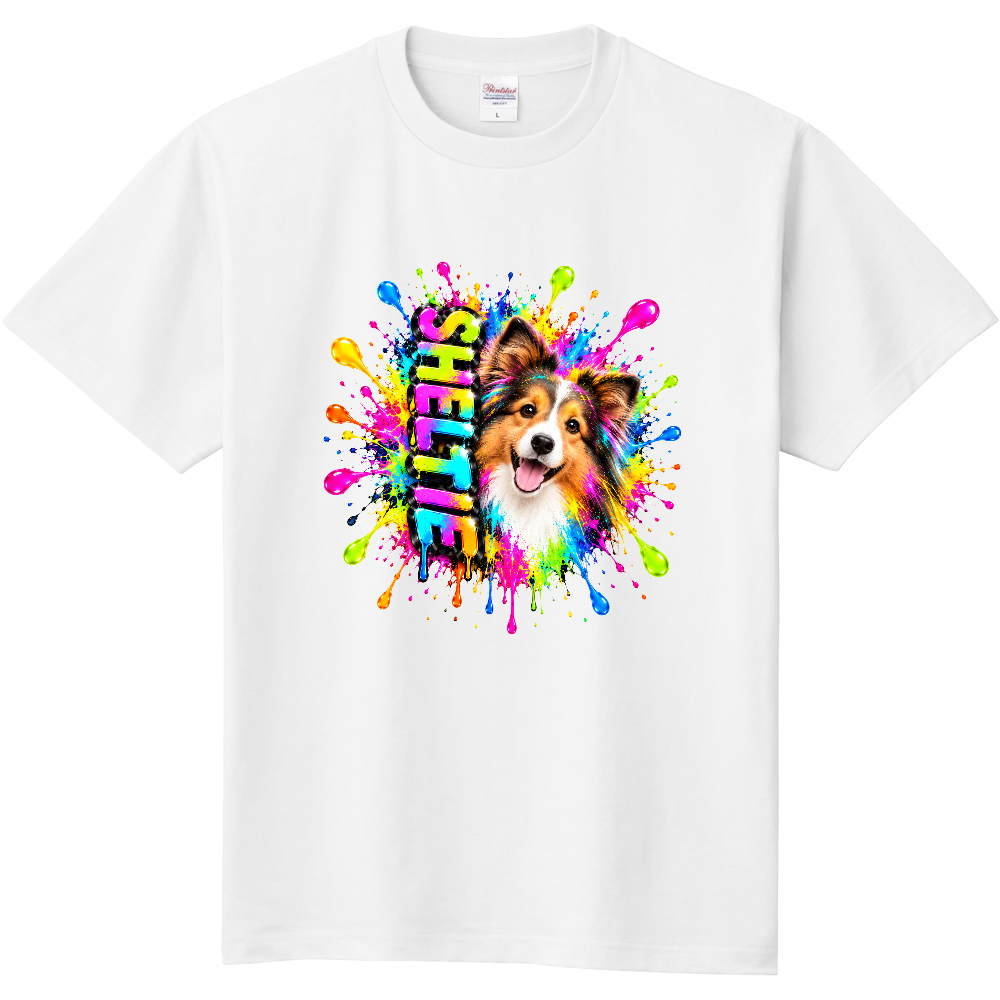 SHELTIE NEON SPLASH TEE|シェルティ ネオンスプラッシュTシャツ
