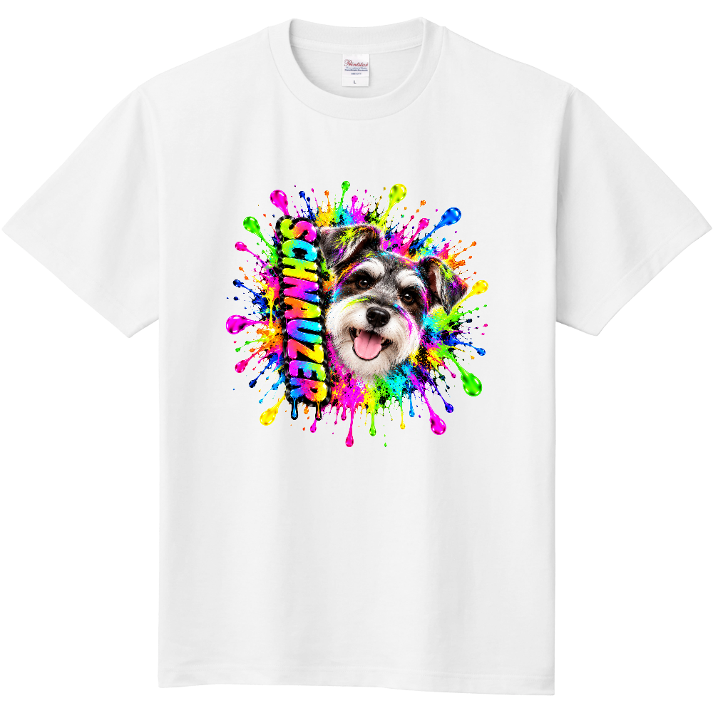 SCHNAUZER NEON SPLASH TEE｜シュナウザー ネオンスプラッシュTシャツ