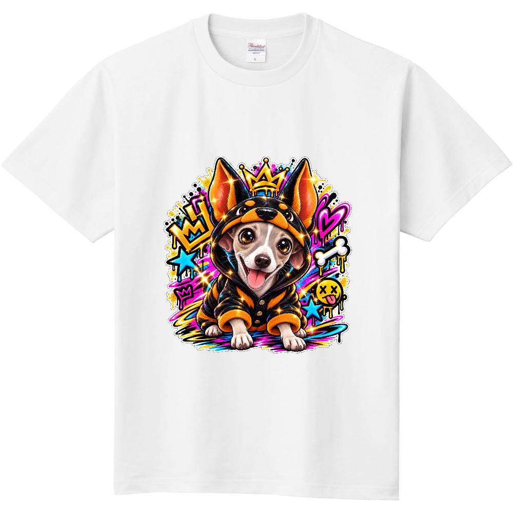 イタリアングレイハウンド ドーベルマン着ぐるみ ポップTシャツ