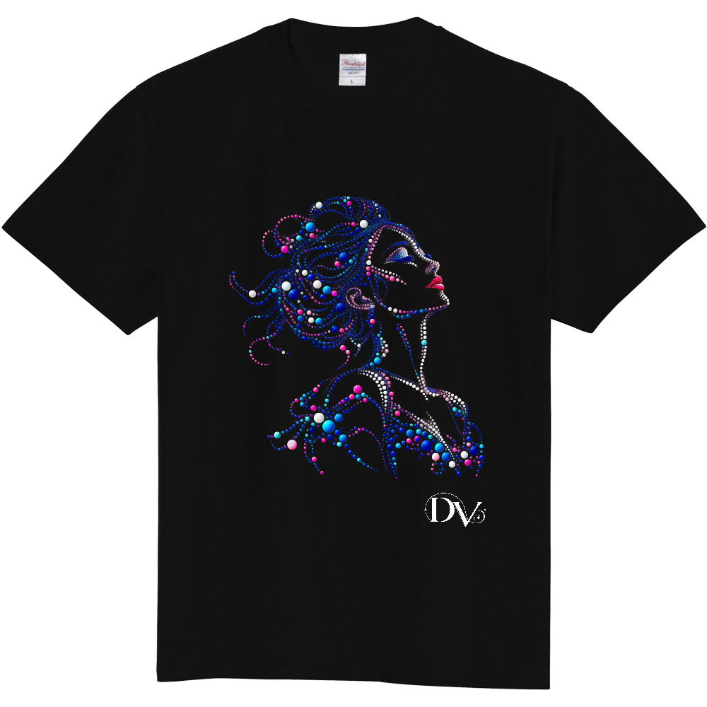 Tシャツ/Dot Enchantress/ブラック