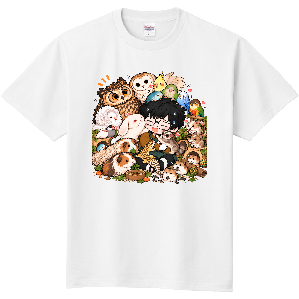 Petite Animals Zoo-rium. オリジナルクルーTシャツ