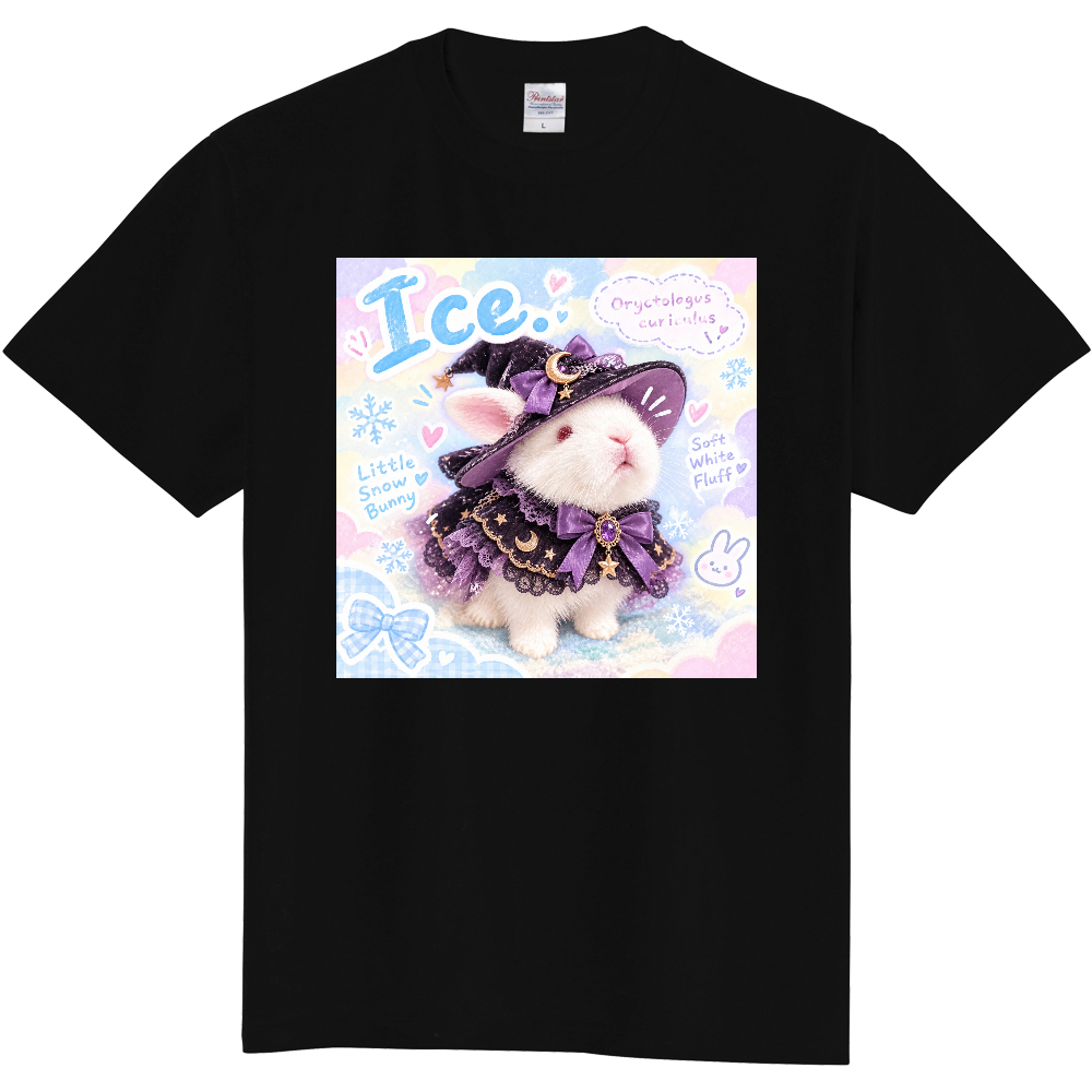 ホーランドロップのアイたん　魔女っ子Tシャツ