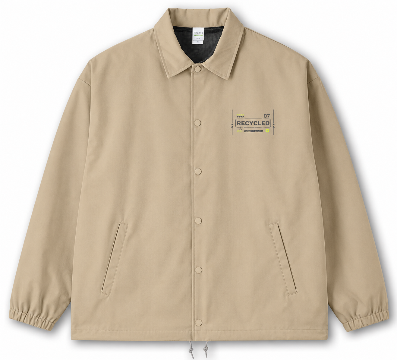 リサイクルポリコーチジャケット