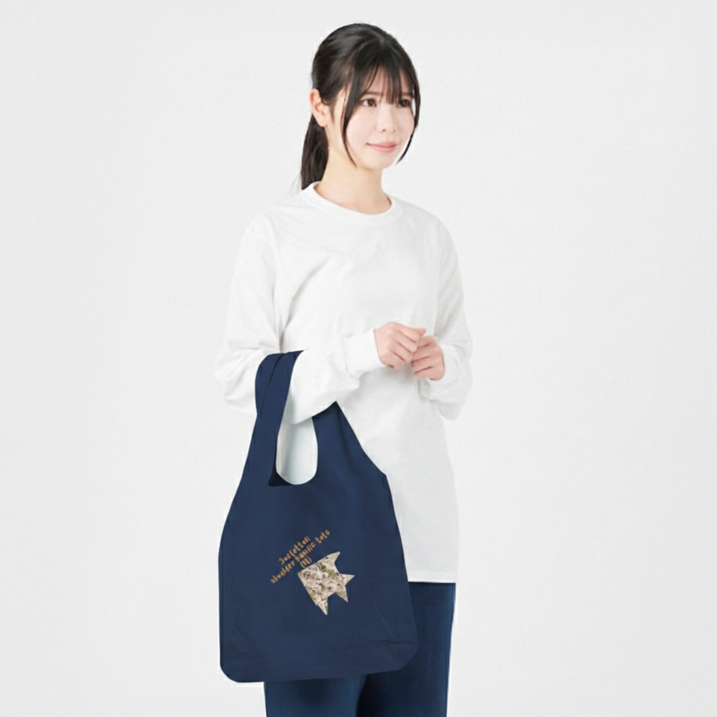 5オンス コットンショルダーハンドルトート（M）