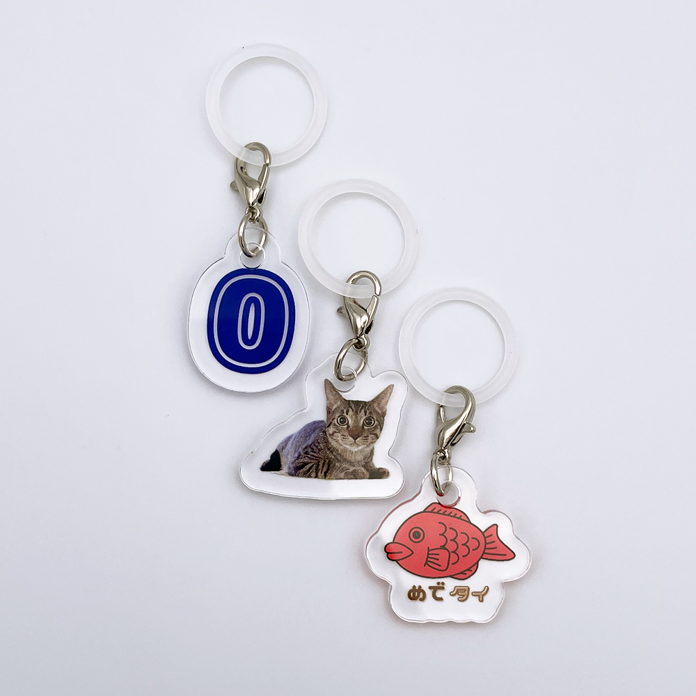 フリーカットアクリルアンブレラマーカー　3cm