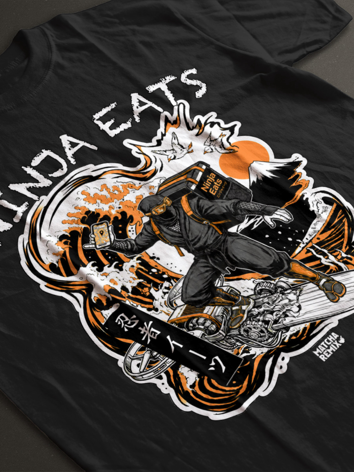 XJAPAN 7/14VIPプラチナ限定グッズ+デイリーTシャツ 奇跡の夜 NINJA EATS 忍者イーツ（MATCHA REMIXの定番Tシャツ）