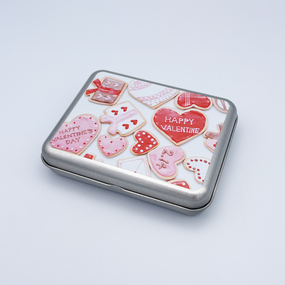 ブリキ缶ケース スクエア