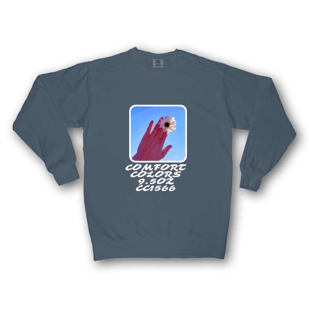 COMFORT COLORS 9.5oz ガーメントダイ クルーネック スウェットシャツ※４営業日