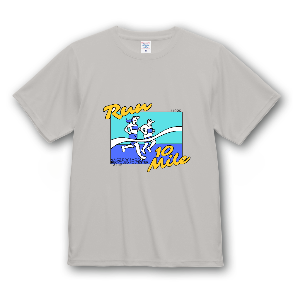 4.4オンス ドライスムース リサイクルポリエステル Tシャツ