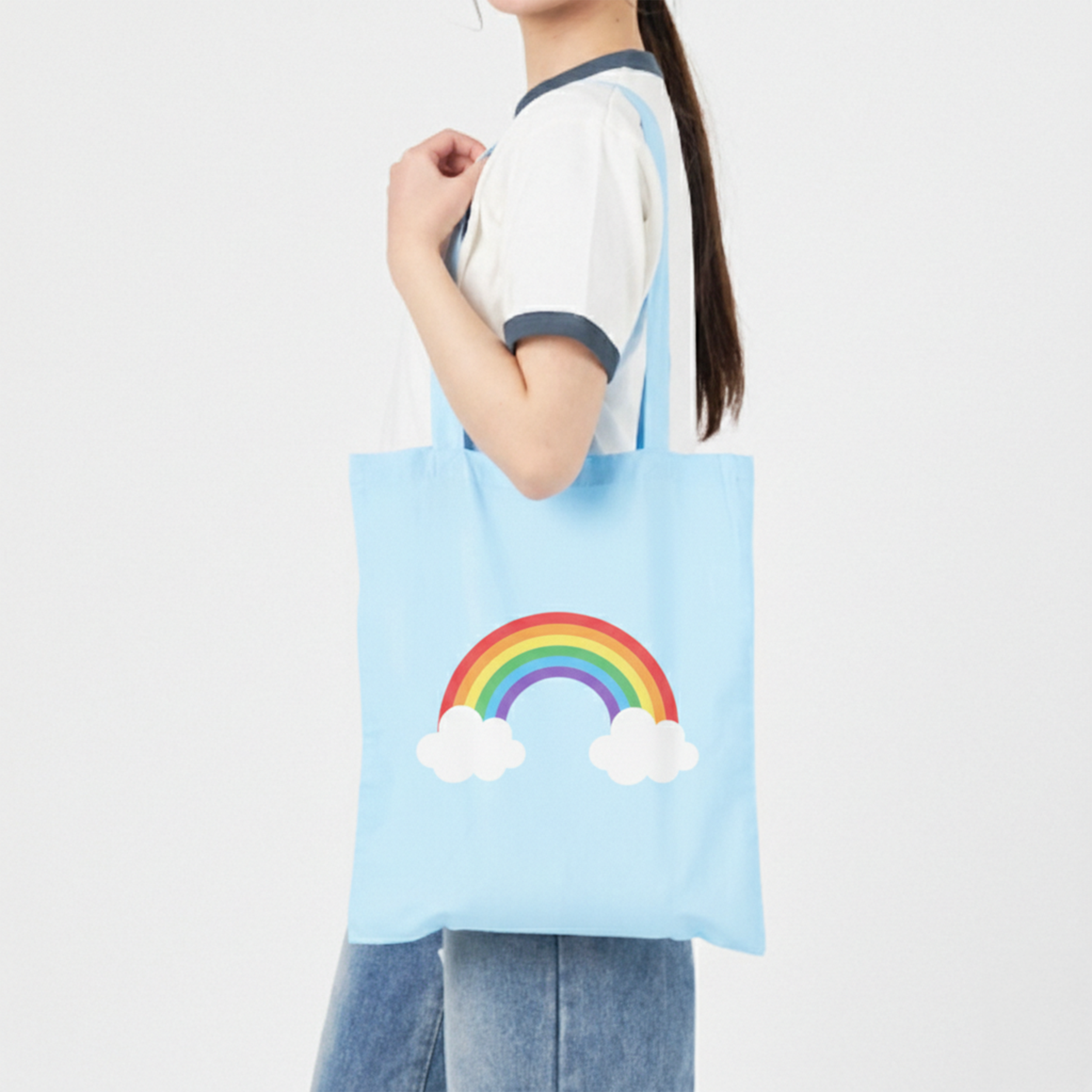 コットンナチュラルショルダートート