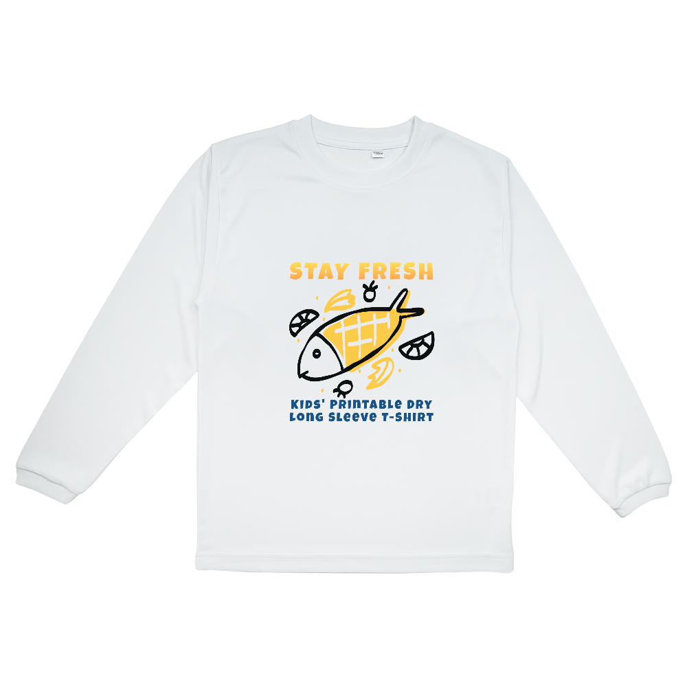 プリンタブルドライ長袖Ｔシャツ キッズ