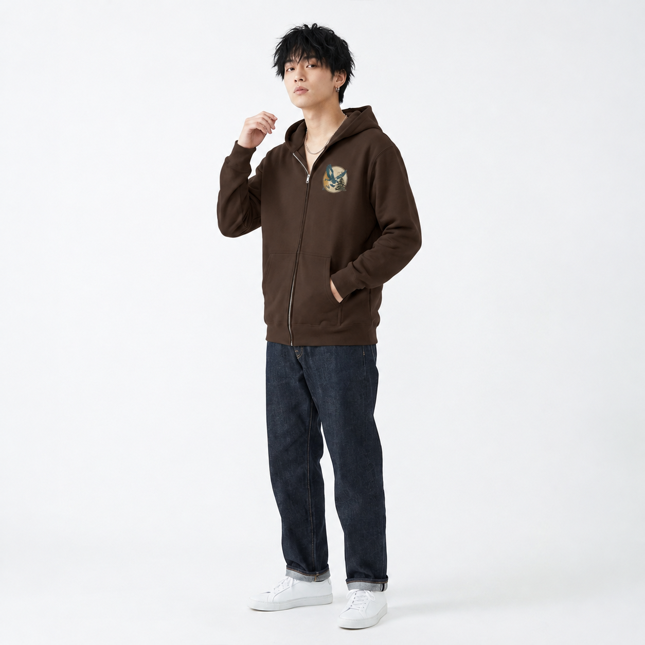 8.8オンス オーセンティック パイル スウェット フルジップ パーカ（裏パイル）