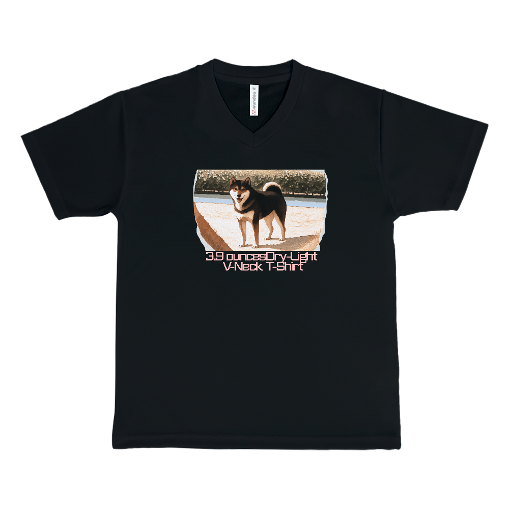 3.9オンス ドライライトVネックTシャツ