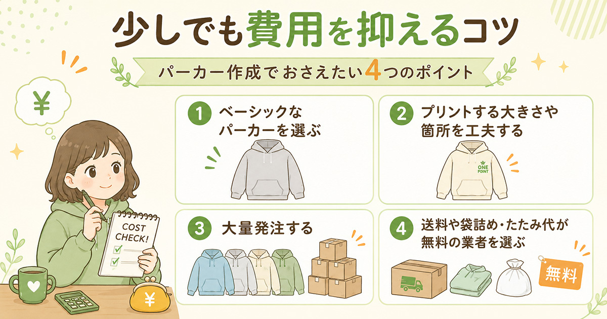 少しでも費用を抑えるコツ